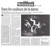 « Dans les coulisses de la danse », Paris-Normandie, 10 février 2009
