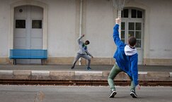 Tournage du téléfilm "Ceux qui dansent sur la tête" (c)Angela Rossi
